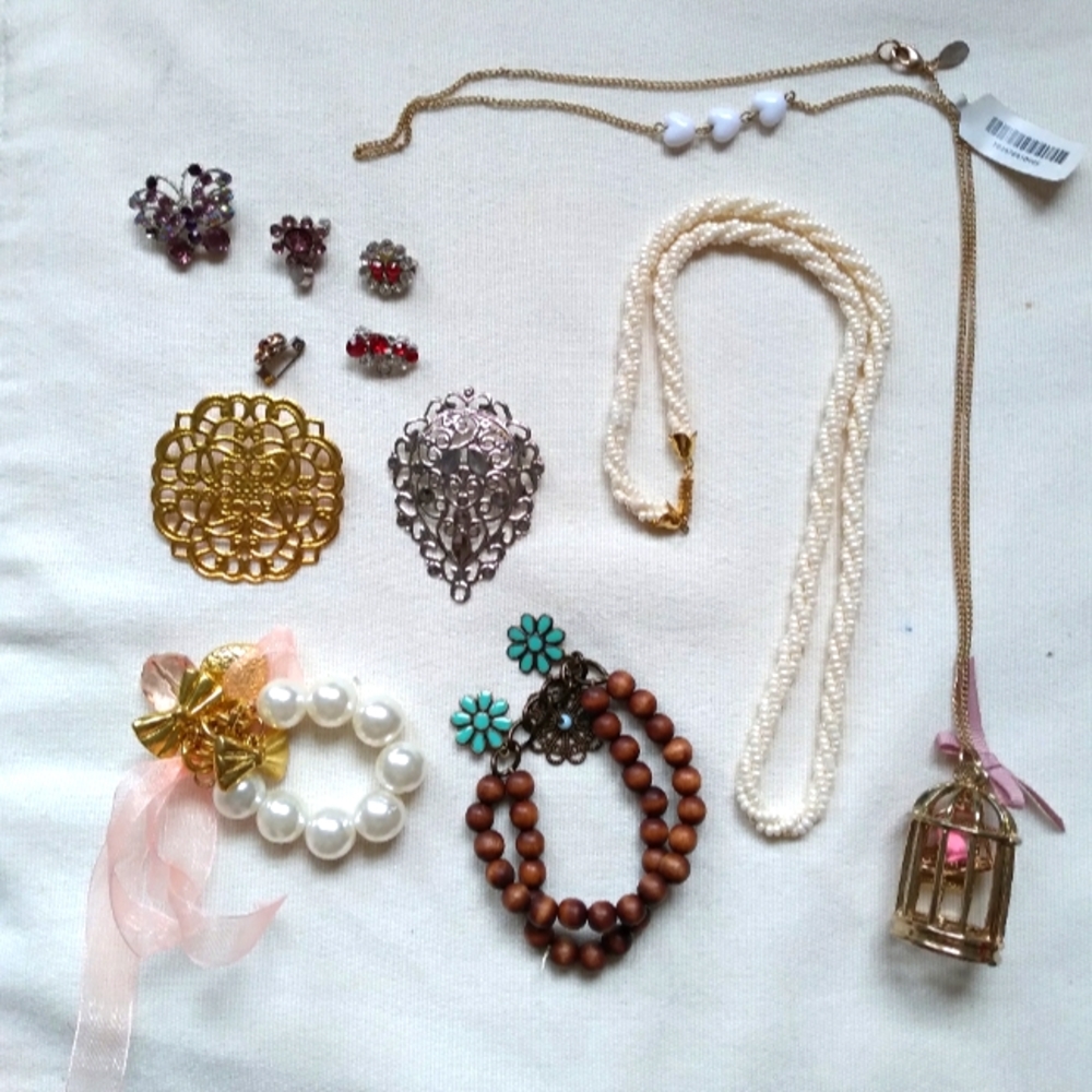 Jewelry (necklaces, bracelets, brooches)